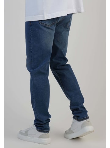 SikSilk Jeans Slim Fit - Slim Fit - in Washed Mid Blue