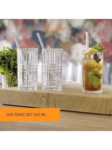 Nachtmann 9er Set Longdrinkgläser Tastes Good 445 ml in transparent