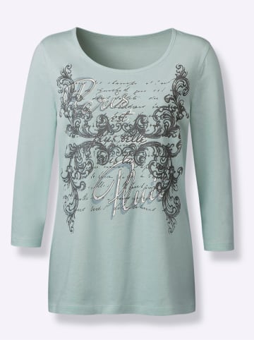 Sieh an! 3/4-Arm-Shirt in kalkmint