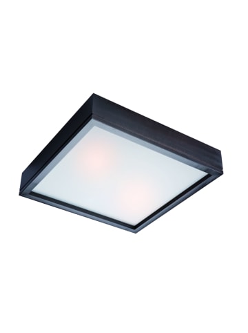 Licht-Erlebnisse Deckenlampe (B)33 x (L)33 cm in Wenge Weiß