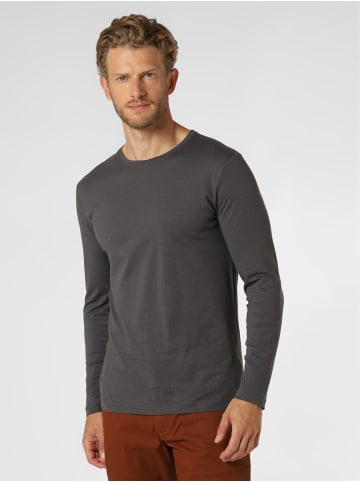 Nils Sundström Langarmshirt in anthrazit