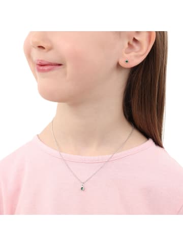 Prinzessin Lillifee Set Silber 925, rhodiniert in Grün