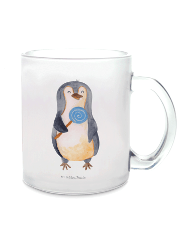 Mr. & Mrs. Panda Pott Pinguin Lolli ohne Spruch in Transparent