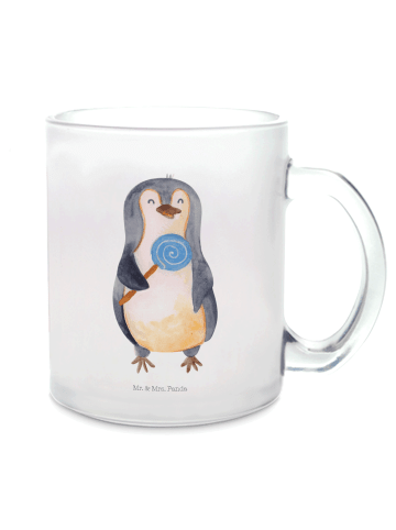 Mr. & Mrs. Panda Teetasse Pinguin Lolli ohne Spruch in Transparent