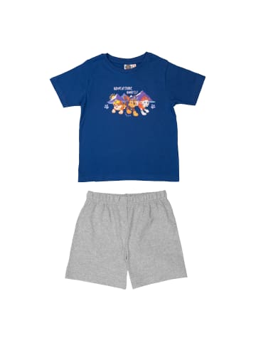 United Labels Paw Patrol Schlafanzug  Kurzarm in blau/grau