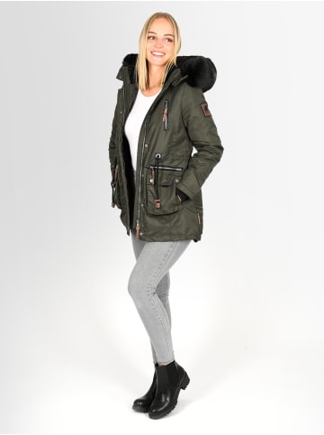 Navahoo Winterjacke Navahoo Mangala Princess Damen Winterjacke B873 in Green