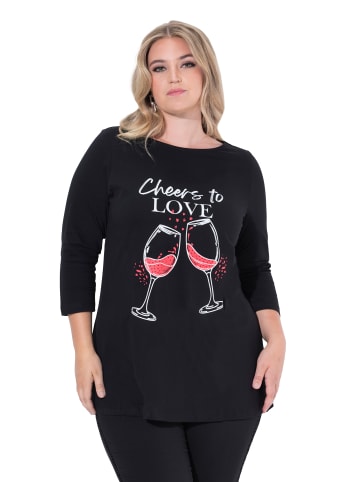 MIAMODA Shirt in schwarz