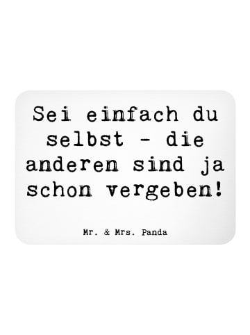 Mr. & Mrs. Panda magnet Spruch Selbstakzeptanz Einzigartig mit S... in Weiß