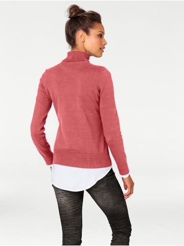 Heine Rollkragenpullover in koralle
