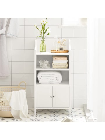 SoBuy Badkommode in Weiß - (B)41 x (H)86 x (T)36cm
