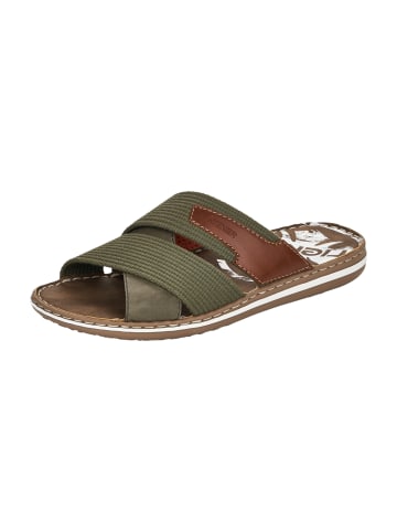 rieker Komfort Sandalen in Oliv