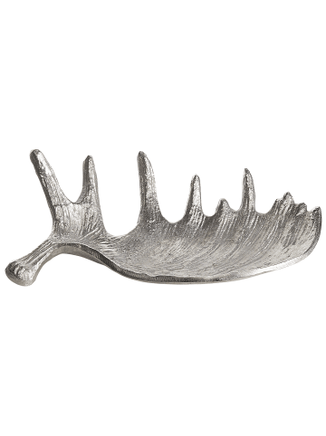 Beliani Schmuckschale CARTHAGE in Silber - (W) 35 x (H) 10 x (L) 19 cm