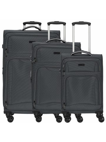 D&N Travel Line 9204 - Trolley-Set, 3tlg. in grau