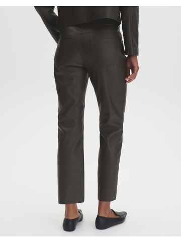 someday. Carile Texture City Pants in Lederoptik in Taupewood