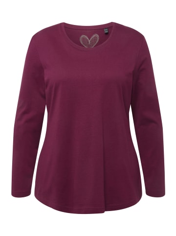 Ulla Popken Shirt in dunkle beere