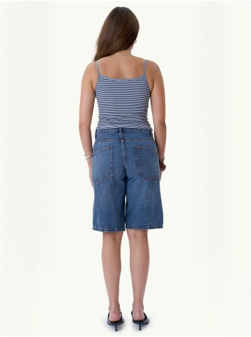 ITS MAY Top Evelina in Blue-White