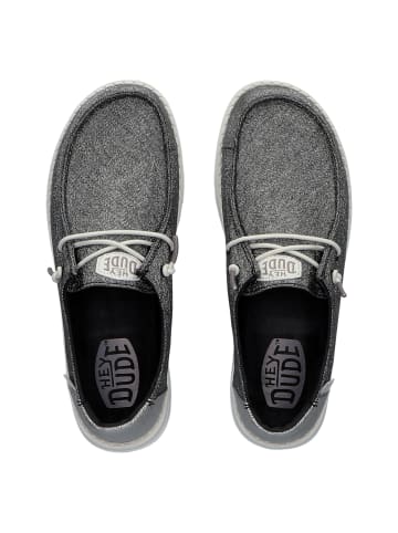 Hey Dude Wendy Metallic Sparkle in Grau