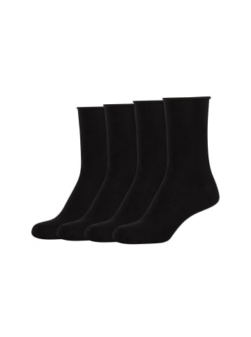 S. Oliver Socken 4er Pack silky touch in Schwarz