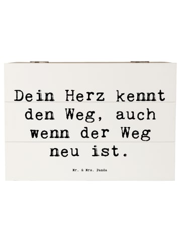 Mr. & Mrs. Panda Aufbewahrungsbox Spruch Trennung von den Eltern... in Weiß