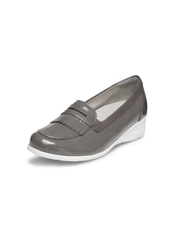 VITAFORM Echt Leder & vitaform Stretch Slipper in grau