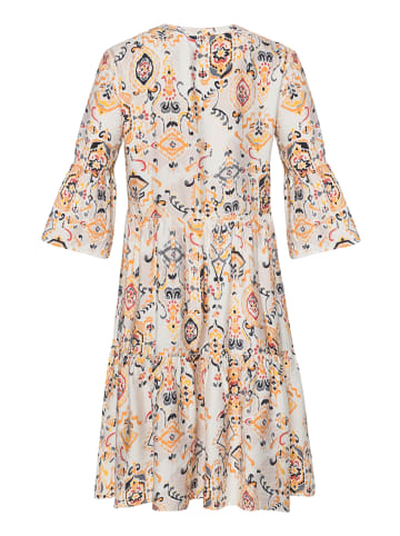 BETTY & CO Stufenkleid mit Print in Cream/Red