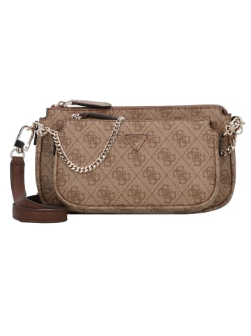 Guess Noelle II Schultertasche 24 cm in latte logo-brown