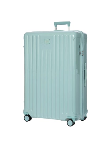 BRIC`s Positano - 4-Rollen-Trolley XL 82 cm erw. (emerald green) in light blue