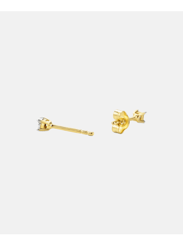 Diamant L'éternel Ohrringe aus 375 Gelbgold mit Diamant