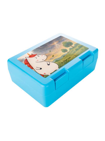 Mr. & Mrs. Panda Pausenbox Einhorn Wut Design ohne Spruch in Weiß