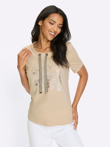 Sieh an! Kurzarm-Shirt in beige