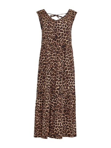 Threadbare Kleid THB Byers Tiered in Leopard
