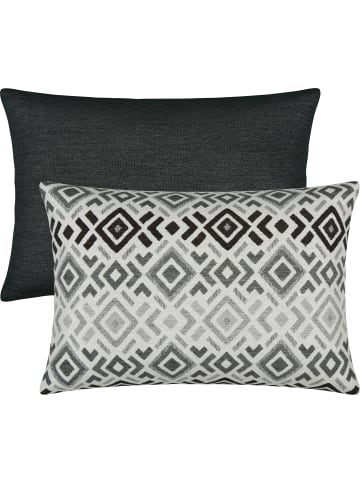 Erwin Müller Jacquard Kissenhülle 2er-Pack in grau