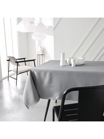 Today Tischdecke Satin, Polyester in Hellgrau, 150 x 250 cm