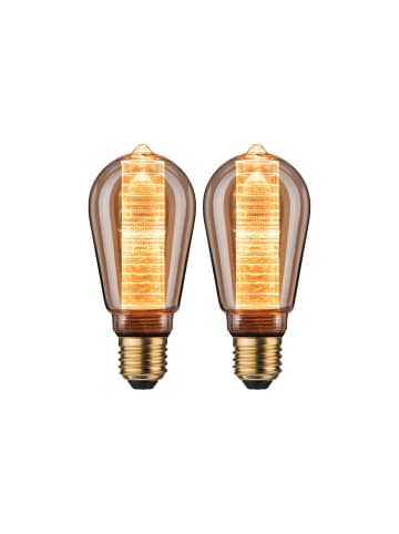 paulmann Leuchtmittel Bundle 2x LED ST64 Innenkorb Ring