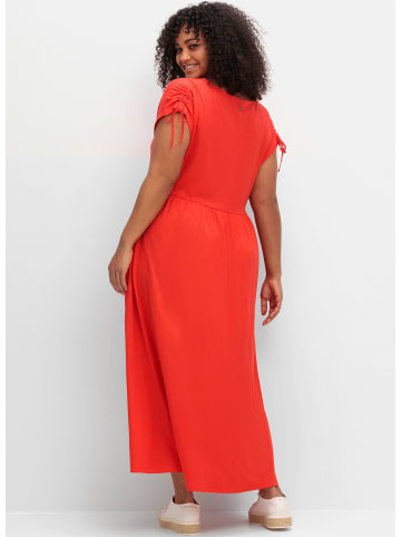 sheego Jerseykleid in rot