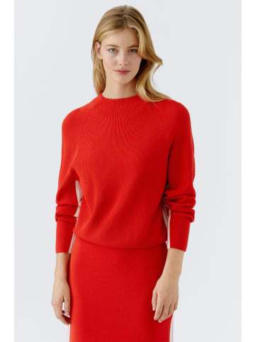 Oui Pullover in high risk red