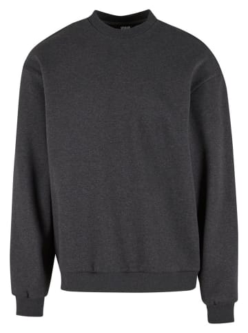 Urban Classics Sweatshirt FLUFFY in Grau