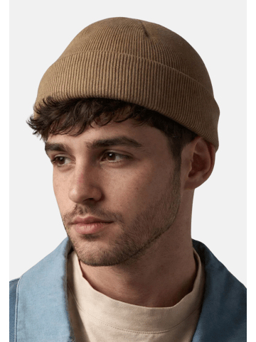 Yuhu Fisherman Beanie aus recyceltem Polyester Unisex Mütze in Braun