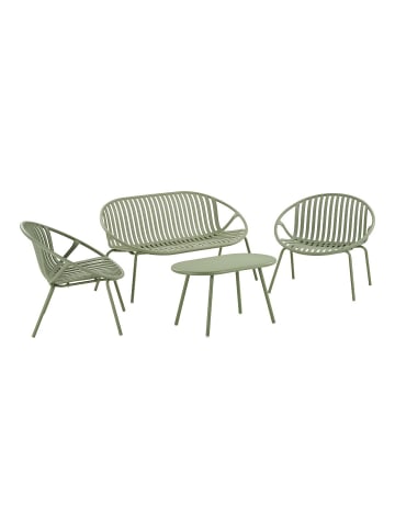 ebuy24 Lounge-Set Saga (4-teilig) Grün 131 x 67 cm