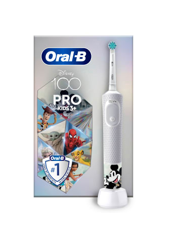 Oral-B Elektrische Kinderzahnbürste "Vitality Pro 103 Kids" Disney SE in Weiß