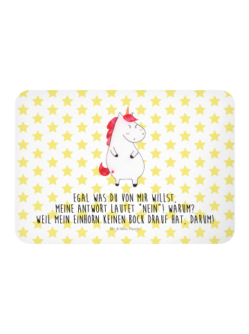 Mr. & Mrs. Panda Magnet Einhorn Wut mit Spruch in Weiß
