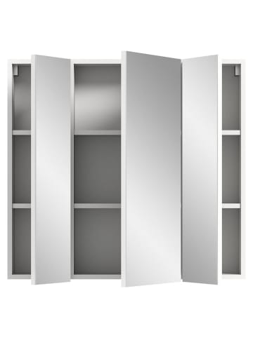 ebuy24 Spiegelschrank Vira Weiß 60 x 18 cm