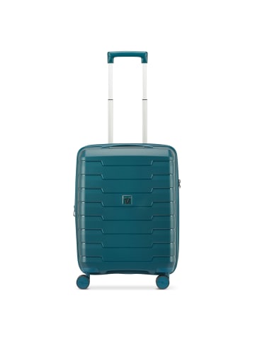 Roncato Skyline 2.0 4 Rollen Kabinentrolley 55 cm mit Dehnfalte verde bottiglia