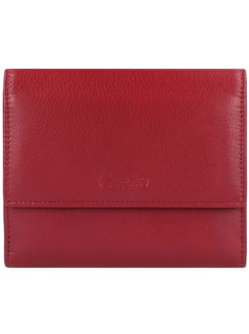 Esquire New Line Geldbörse RFID Leder 12 cm in rot