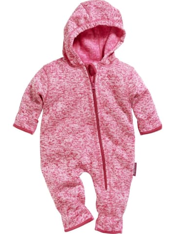 Playshoes Outdoor Overall "Strickfleece-Overall" in Pink