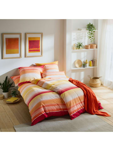 REDBEST Microfaser Bettwäsche in orange-gelb