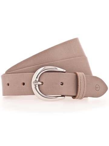 Tamaris Gürtel Leder in grau taupe
