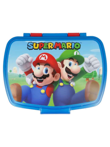 Super Mario Super Mario Kinder Brotdose – Lunchbox Pausenbox Schulbrotbox in Rot
