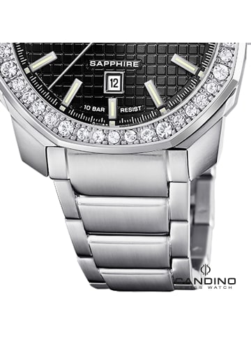 Candino Analog-Armbanduhr Candino Elegance silber mittel (ca. 35mm)