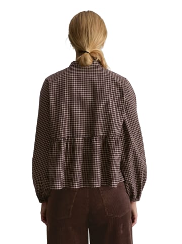 Marc O'Polo DENIM Flanell-Bluse relaxed in Schwarz